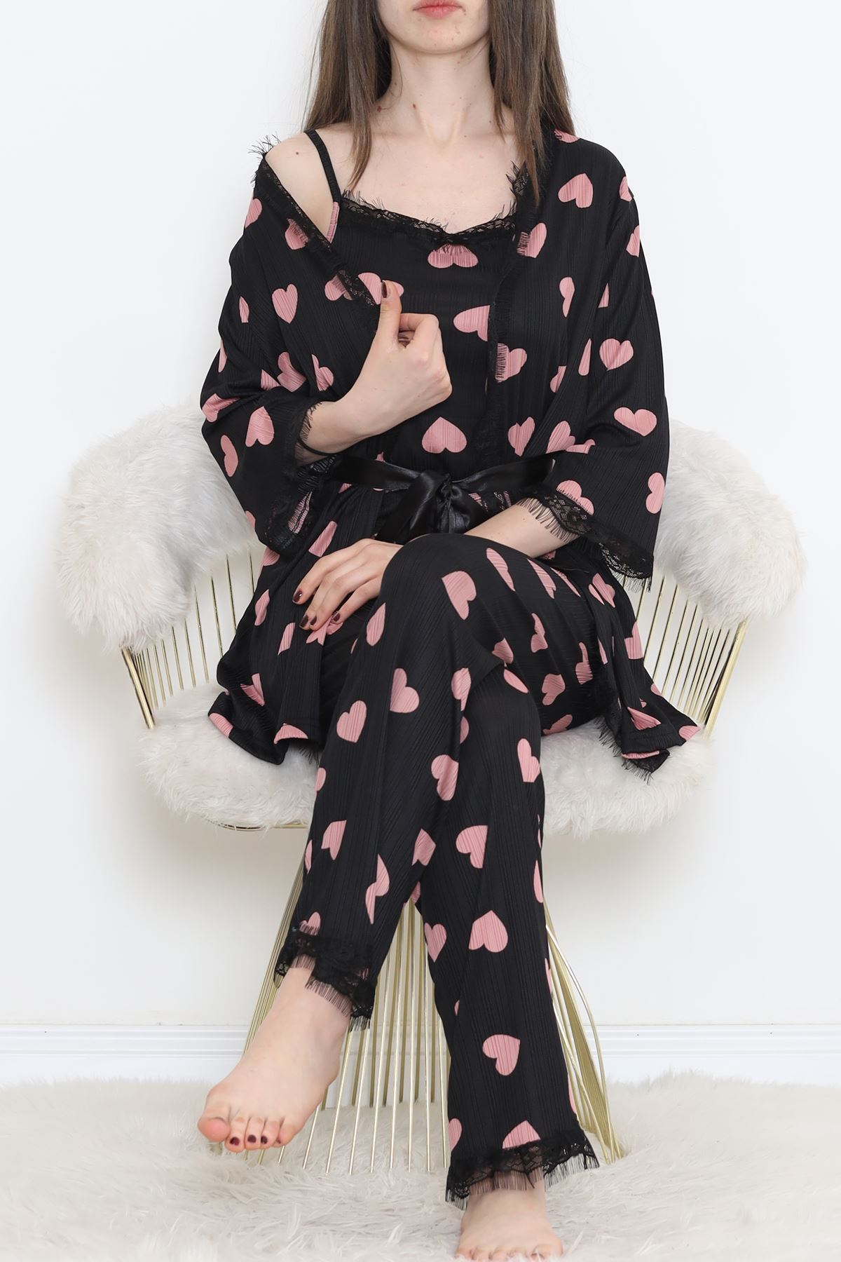 Sabahlık Takım Pudrasiyah - 666.1287.