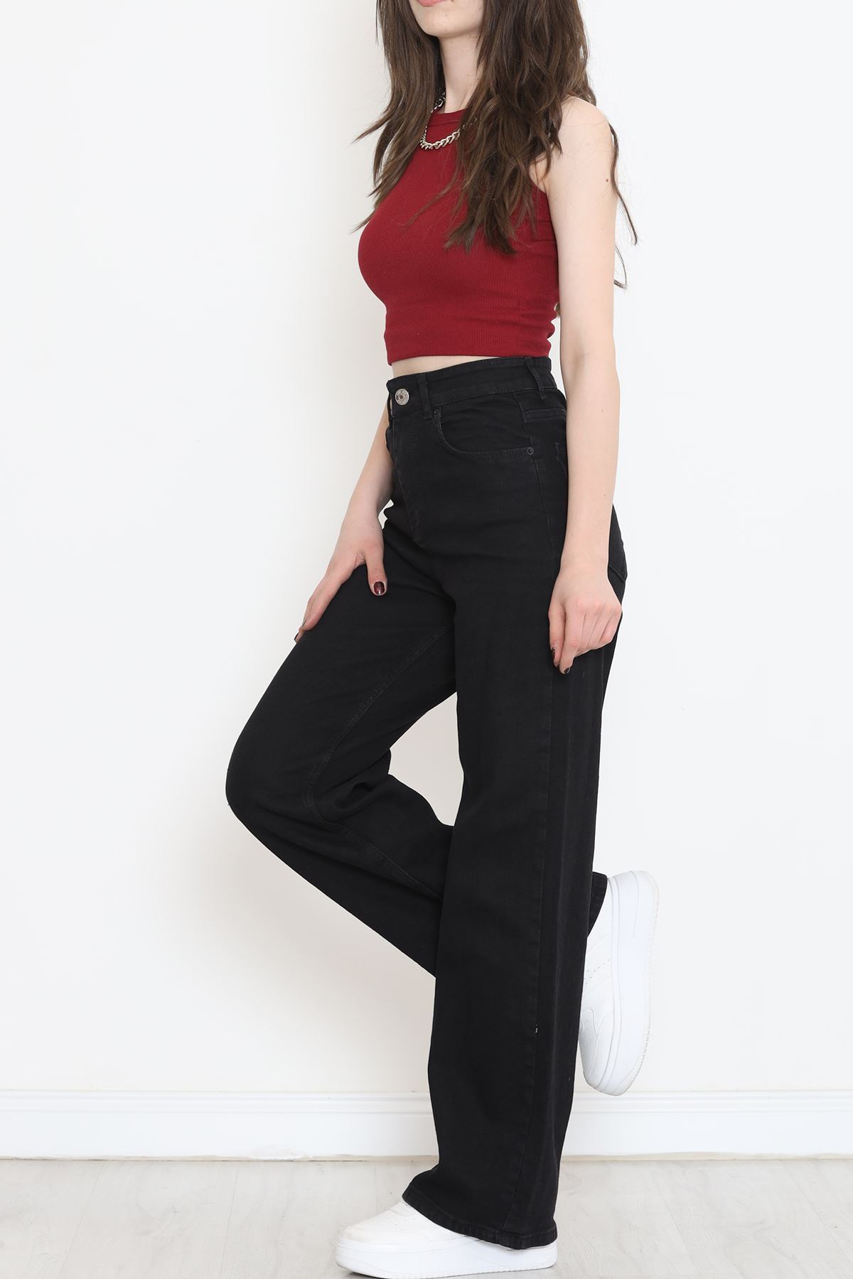 Palazzo Kot Pantolon Siyah1 - 12560.1431.