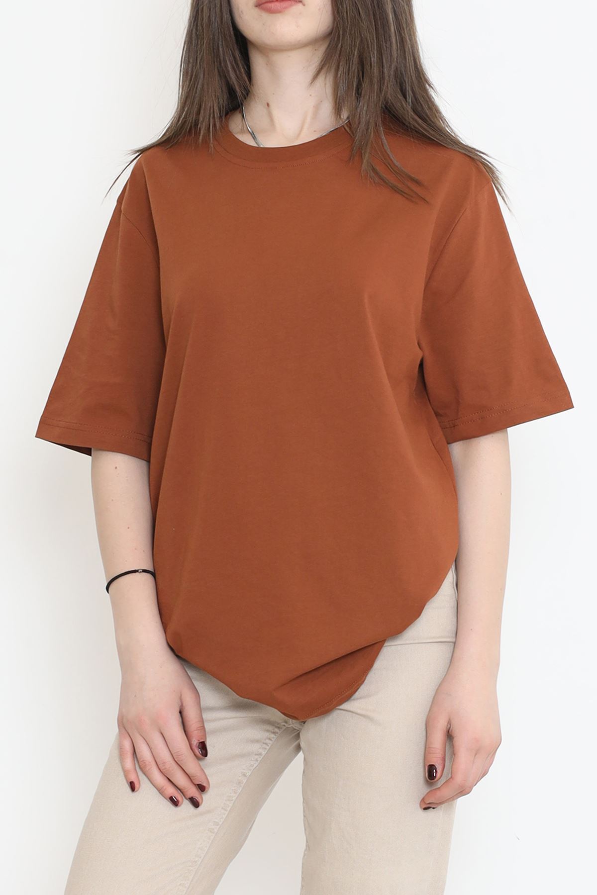 Oversize Tişört Kahve - 17364.1059.