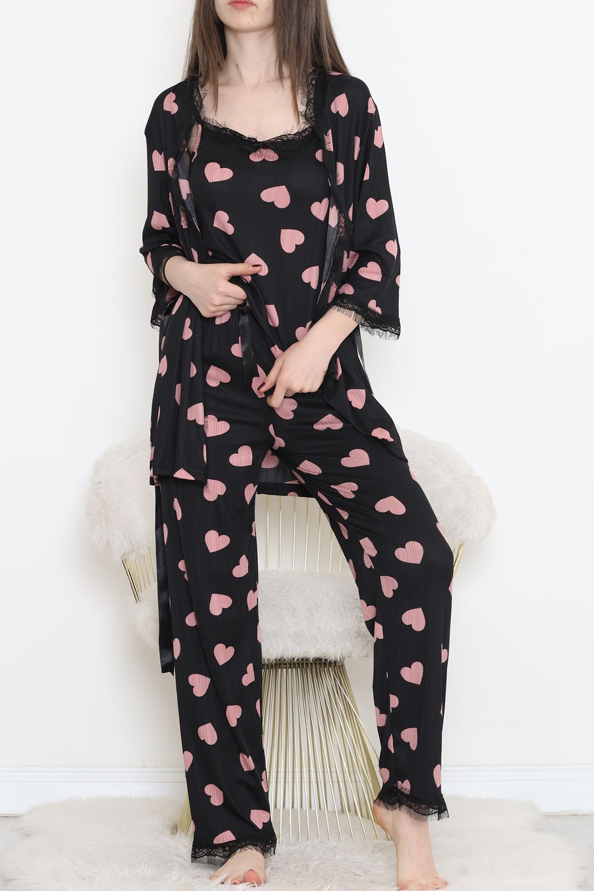 Sabahlık Takım Pudrasiyah - 666.1287.