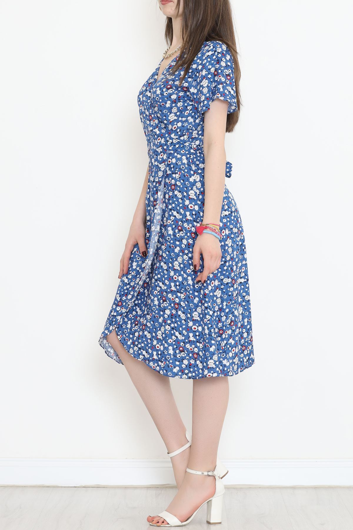 Kimono Elbise Mavi - 152341.701.