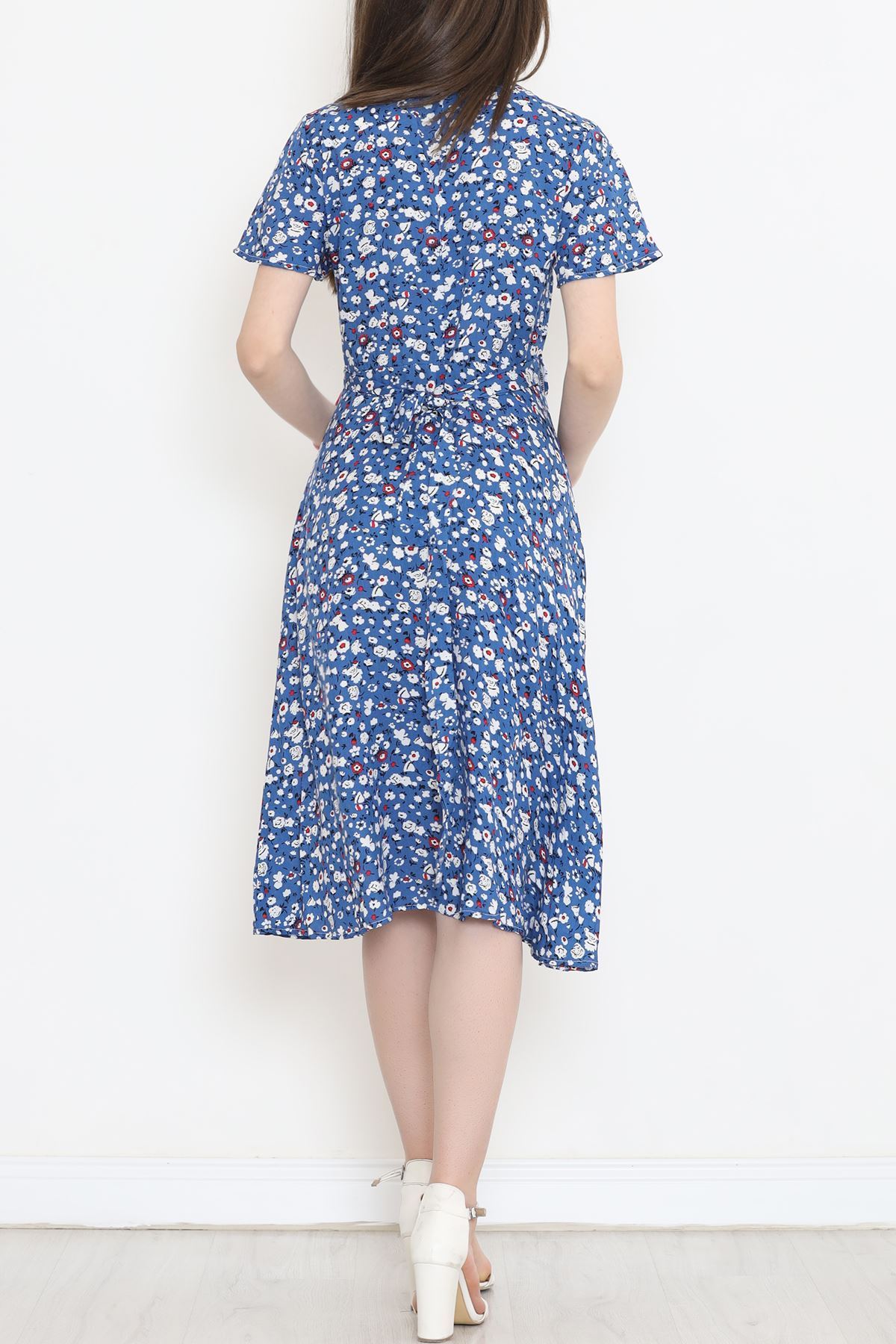 Kimono Elbise Mavi - 152341.701.