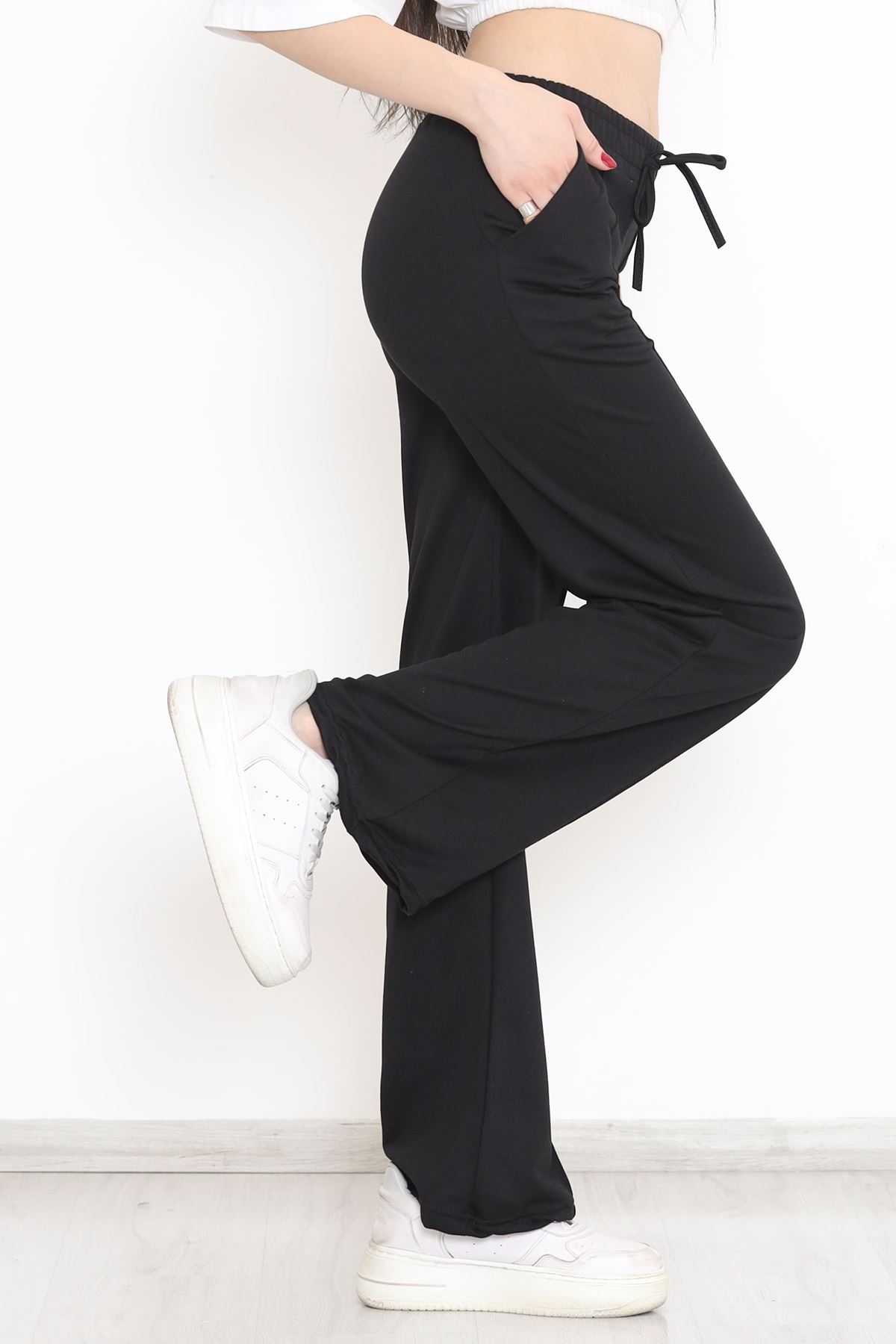 Çımalı Eşofman Altı Siyah - 15083.5238.