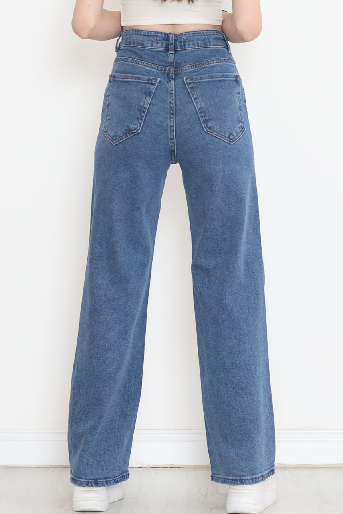 Palazzo Kot Pantolon Açıkmavi - 17285.1431.