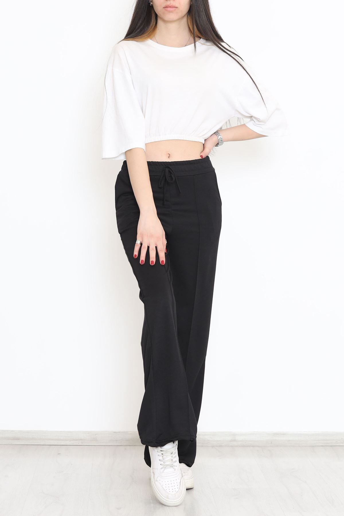 Çımalı Eşofman Altı Siyah - 15083.5238.