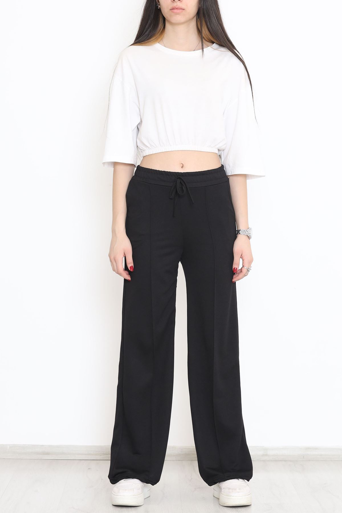 Çımalı Eşofman Altı Siyah - 15083.5238.