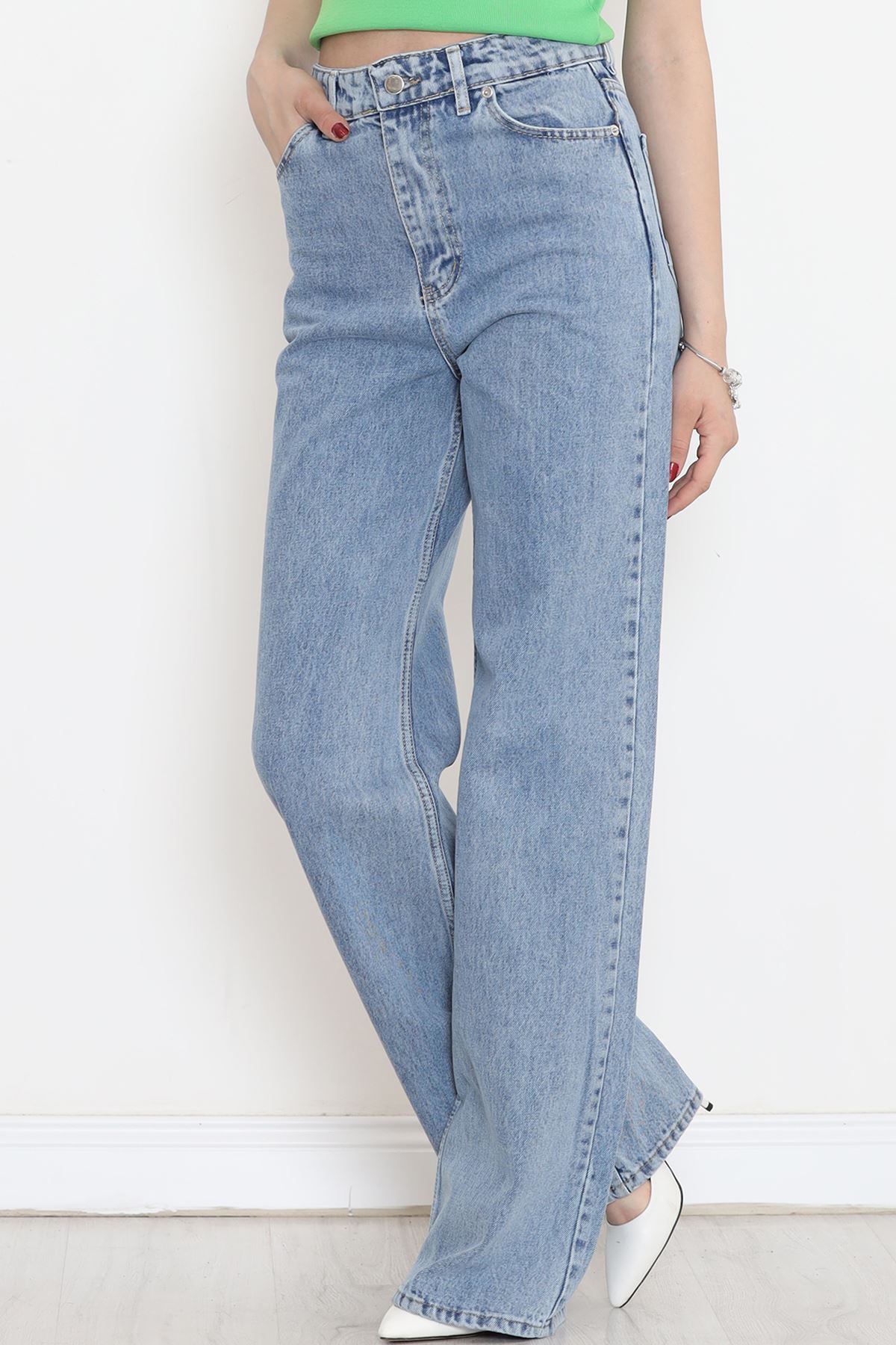 Palazzo Kot Pantolon Açıkmavi - 18256.1831.