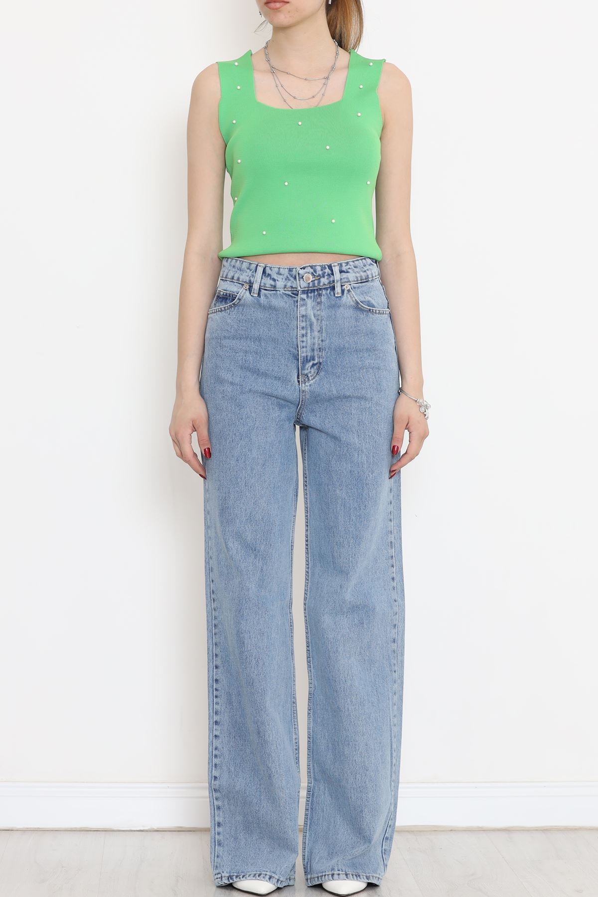 Palazzo Kot Pantolon Açıkmavi - 18256.1831.