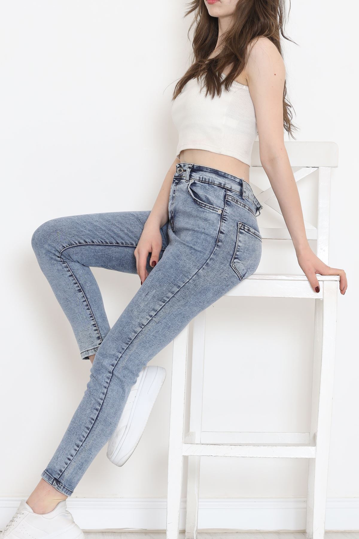 Süper Likra Kot Pantolon Buzmavi6 - 9815.1431.