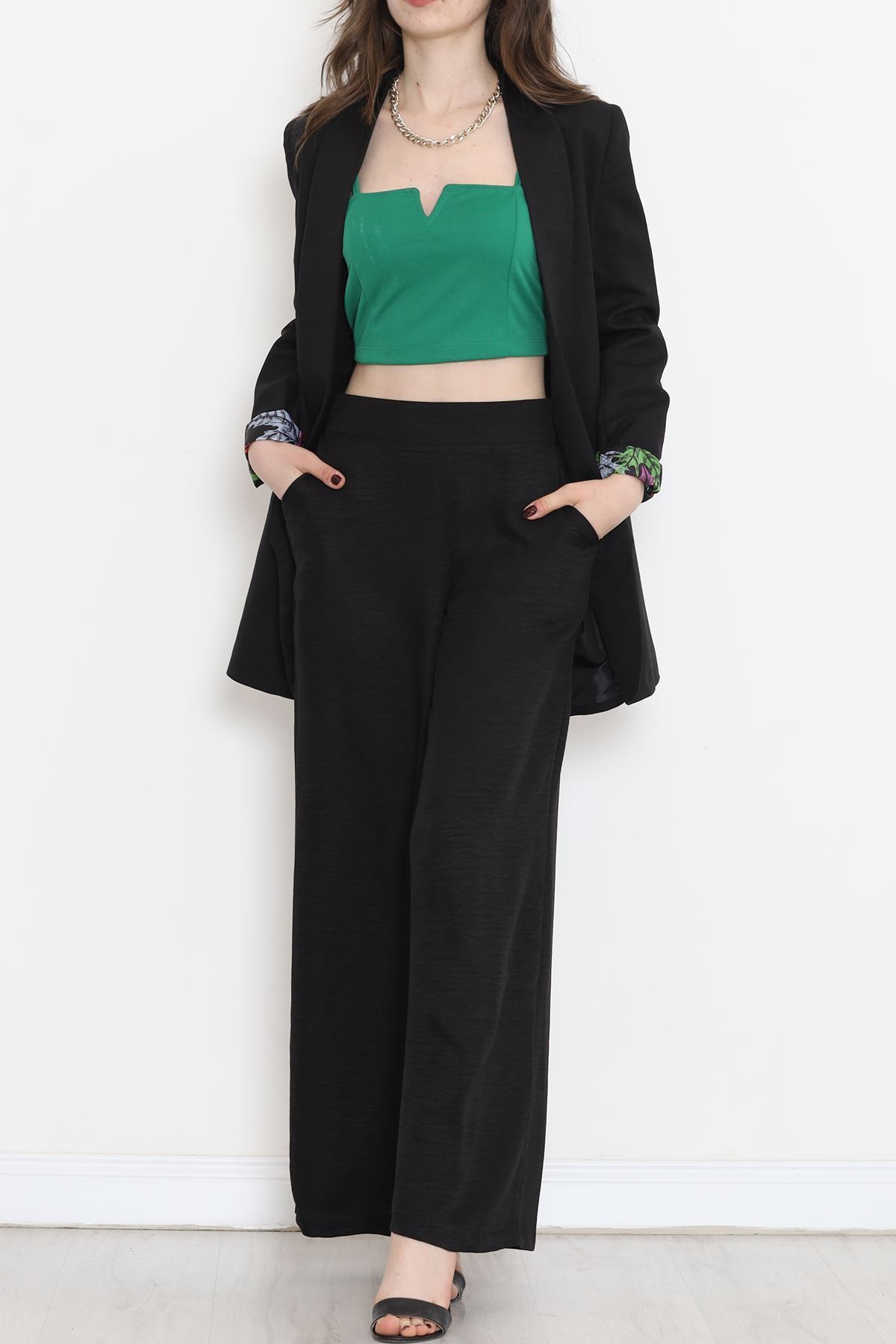 Blazer İkili Takım Siyah - 18298.1322.