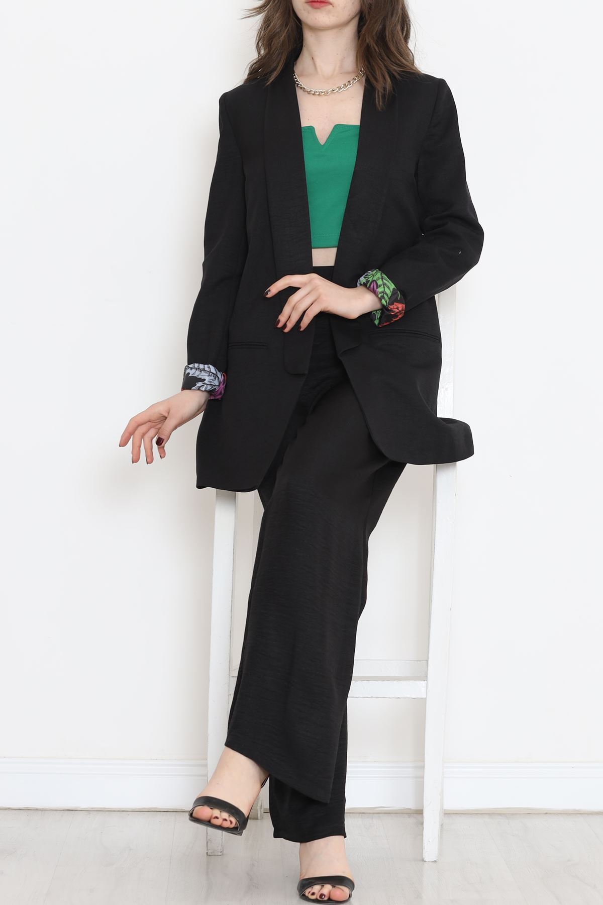 Blazer İkili Takım Siyah - 18298.1322.