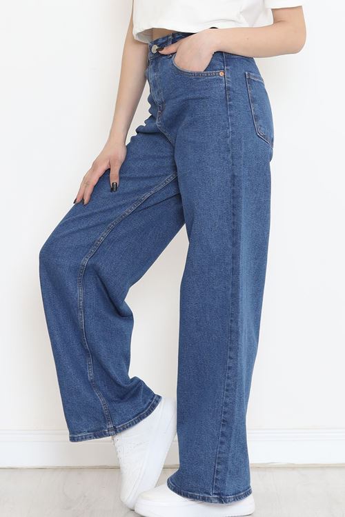 Palazzo Kot Pantolon Mavi2 - 17285.1431.