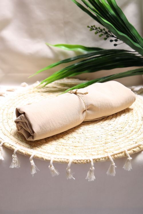 Lüks Jazz Şal Bej - 17713.1817.