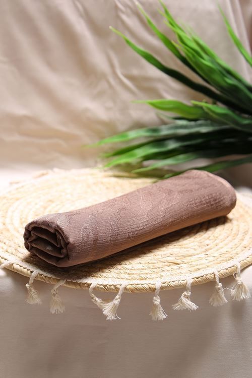 Zebra Desen Jakar Şal Vizon - 16617.1596.