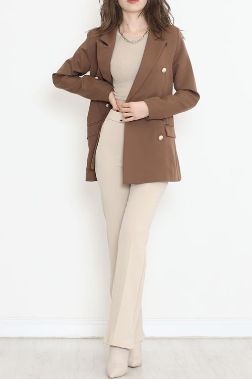 Blazer Ceket Kahve - 16611.1811.