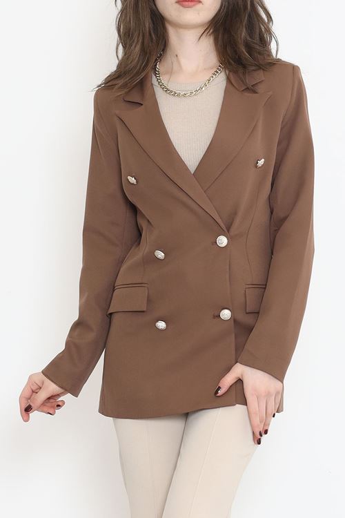 Blazer Ceket Kahve - 16611.1811.