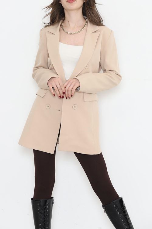 Blazer Ceket Bej - 15528.791.