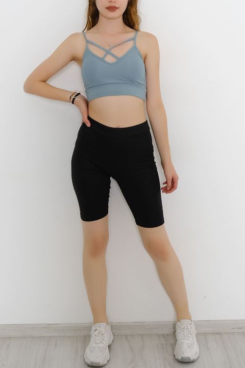 Askılı Spor Bustiyer Mint - 9022.125.