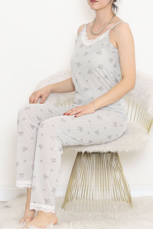 3'Lü Pijama Takımı Füme2 - 19198.1049.
