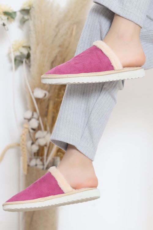 Süet Terlik Fuşya - 15561.264.