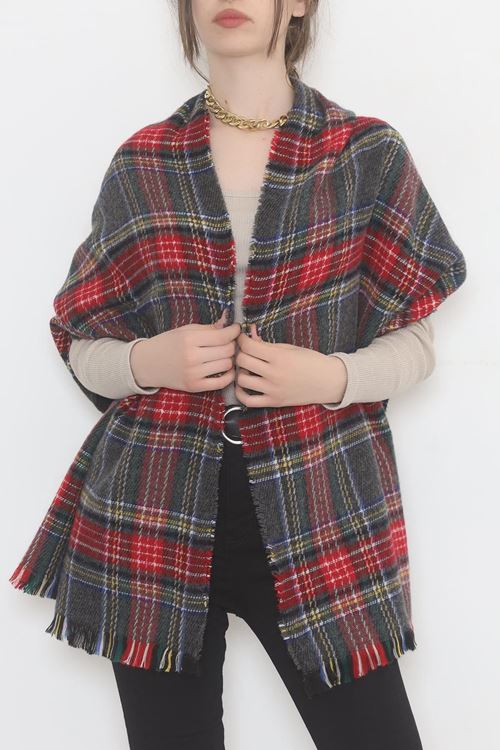 Kaşe Şal Fümekırmızı - 10372.750.