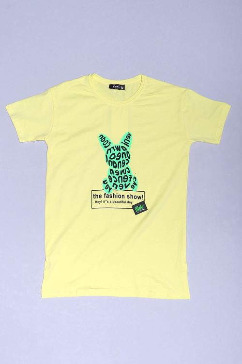 10-16 Yaş Çocuk Tişört Sarı - 17783.1567.
