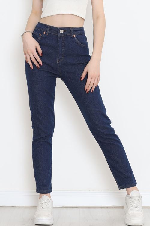 Süper Likra Kot Pantolon Mavi3 - 18200.1431.