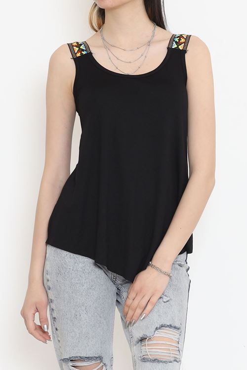 Askılı Atlet Siyah - 18158.599.