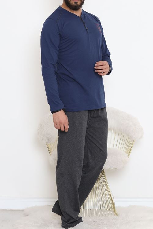 Düğmeli Erkek Pijama Takımı  Lacifüme - 17371.1048.