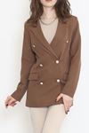Blazer Ceket Kahve - 16611.1811.