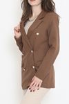 Blazer Ceket Kahve - 16611.1811.