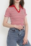 Kaşkorse Polo Yaka Tişört Kırmızı - 15272.1567.