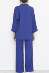 Uzun Kimono Takım Saks - 722.1247.