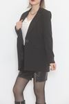 Tek Düğme Blazer Ceket Siyah - 15527.1791.