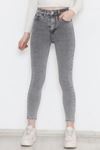 Süper Likra Kot Pantolon Gri - 473737.1431.