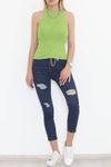 Halter Yaka Triko Atlet Fıstıkyeşili - 933.1019.