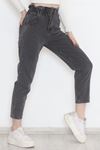 Beli Lastikli Kot Pantolon Koyugri - 12559.1431.