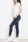Pul Detaylı Bluz Beyaz - 17145.599.