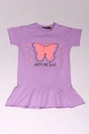 2-5 Yaş Çocuk Elbise Lila - 18093.1567.