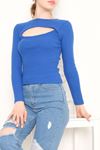 Önü Dekolteli Body Saks - 10703.1567.