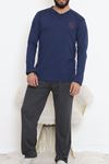 Düğmeli Erkek Pijama Takımı  Lacifüme - 17371.1048.