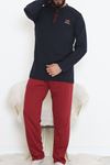 Düğmeli Erkek Pijama Takımı  Lacibordo - 17371.1048.